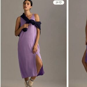 BNWT - SUNDRY PURPLE SLIP MIDI DRESS - 2